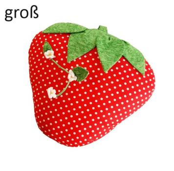 Preview: Erdbeerkissen groß in Handarbeit Thüringen hergestellt